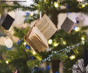 пазл Маленькие рождественские книги украшения